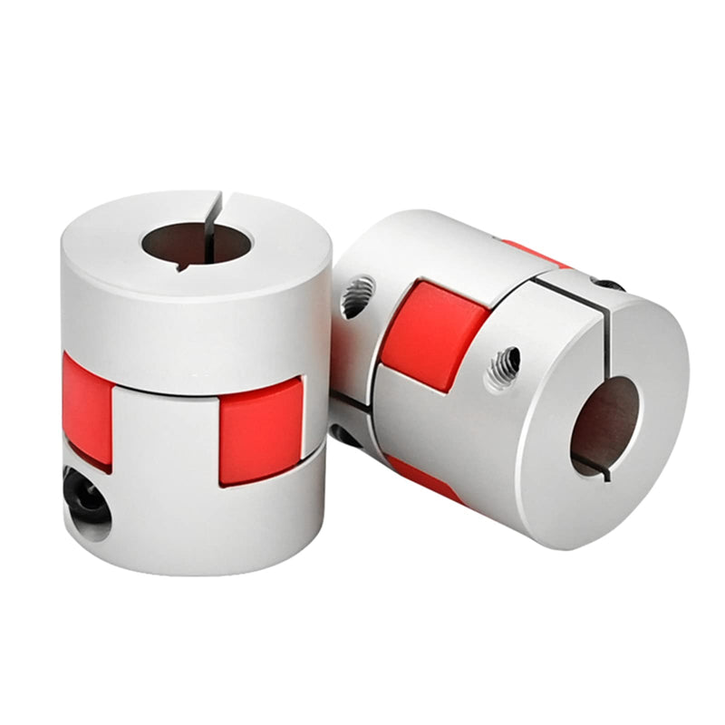 D30 * L35 Flexible Shaft Coupling, 10mm to 12mm Bore, Aluminum Plum Connector Flexible Coupler for 3D Printers, CNC Machines, and Servo/Stepper Motors Bore 10mm to 12mm 1