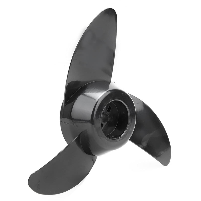 Fydun 12V24V Thicken Plastic, Thruster Fitting Outboard Motor Trolling Motor Propeller Electric 3 Propeller Accessory