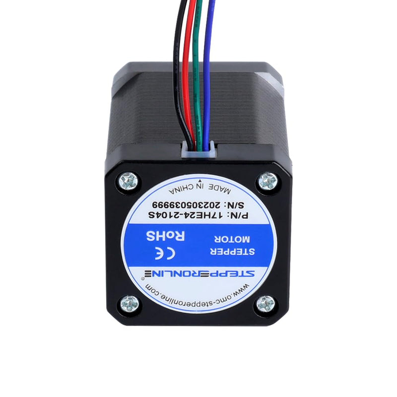 STEPPERONLINE E Series Nema 17 Stepper Motor Bipolar Stepper Motor 60Ncm 2.1A Extruder Motor