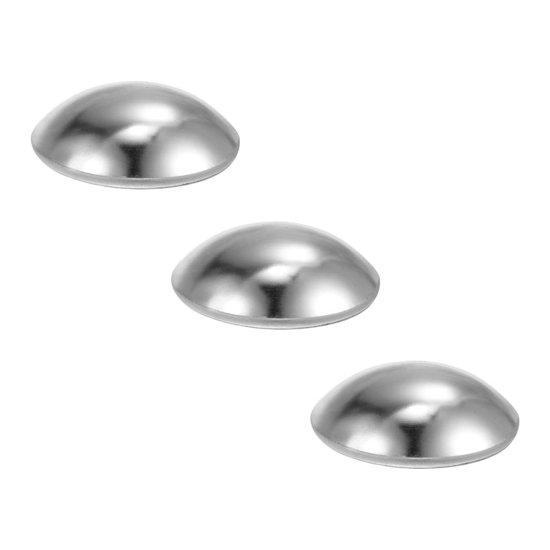 uxcell 20PCS 65Mn Steel Push on Push Nut Caps 0.39 Inch Axle Push Nut Fastener for Hand Trucks, Lawn Wagons, and Rolling Bins, M10 x 19.5mm