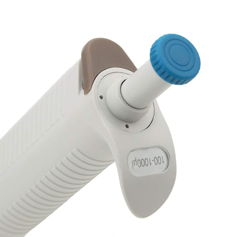 P1000 Micropipette Adjustable Pipettor Manual, Variable Volume Liquid Transfer for Clinical Laboratory Biotechnology Lab Plastic 100 to 1000 uL 1 Pack