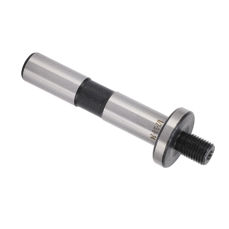1/2in Shank to 3/8in-24 Threaded Drill Chuck Arbor Replacement for Lathe Machine Tool