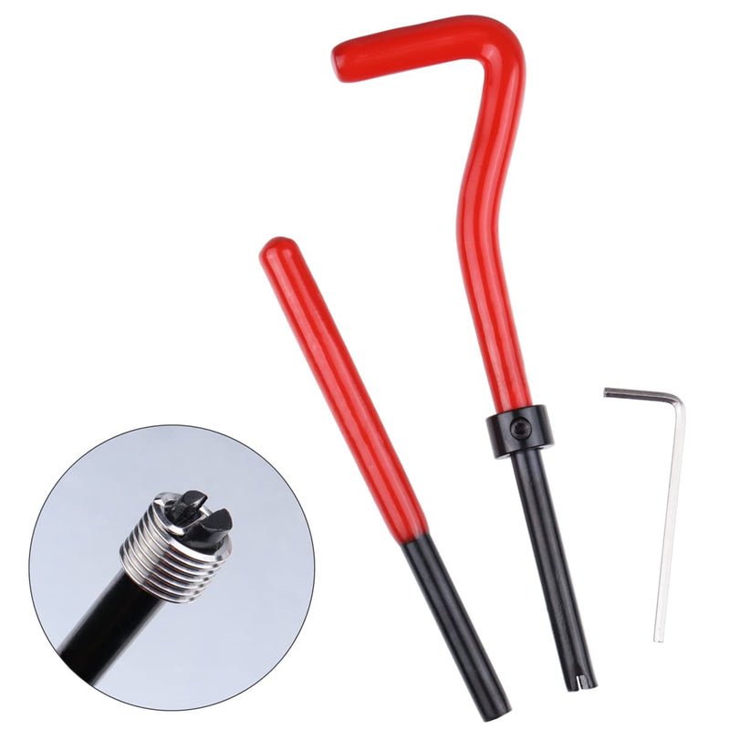 Wolfride 30PCS M8 Helicoil Kit M8 x 1.25mm Thread Repair Kit Thread Restoring Kit