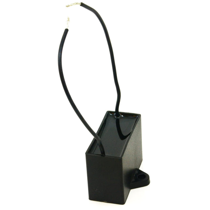 Appli Parts Fan Capacitor 12 mfd (microfarads) uf 250 VAC with 2 Wire Terminal Connections compatible with any brand with same capacitance CAP-12-250-2C