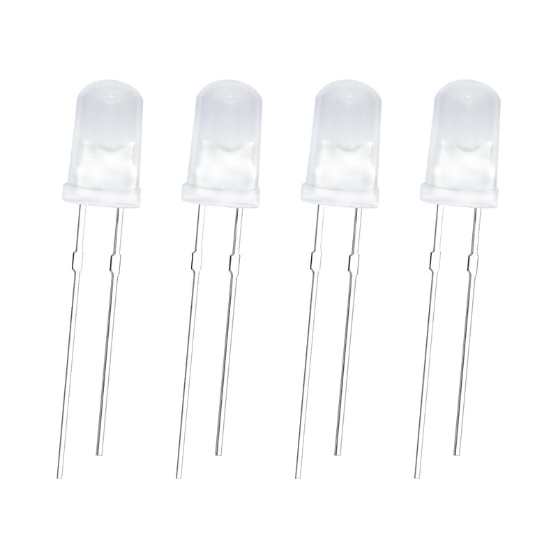 100pcs 5mm Diffused LED Diode Lights Emitting Lighting Assorted Kit Warm White (Warm White / 100 Pcs, 5MM) Warm White / 100 Pcs