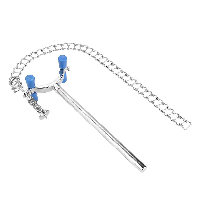 Lab Chain Clamp, Akozon Stainless Steel Laboratory Beaker Chain Clamp Clip for 80-150mm Dia Beaker Container or Flask Chemical Equipment