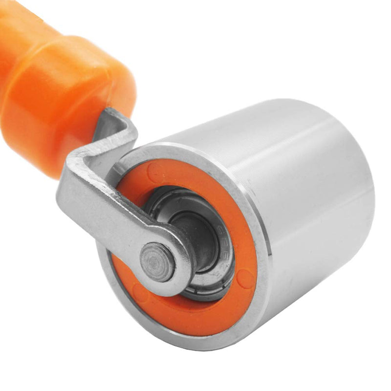 CARTINTS Wallpaper Roller Seam Roller Steel Hand Roller with Anti-Slip Handle, Ideal for Car Audio Sound Deadening Application, Wallpaper, Vinyl, and Home Decoration Metal Roller