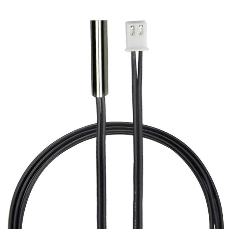 10K Temperature Sensor Probe, 3pcs 1 Meter Waterproof Temp Sensor Probe, Stainless Steel 3950 NTC Thermistor Sensor Probe, Digital Temp Transmitter Extension Cable