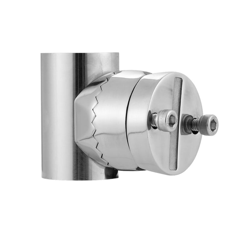 Anti-Rust 316 Stainless Steel Rail Mount for Starlink Gen2 Antenna - Compatible with Boat, Yacht, RV, Roof Rack & Railing Pipe (2.4" Height, 3/4" - 1" O.D.) 3/4" - 1"O.D. 2.4" Height