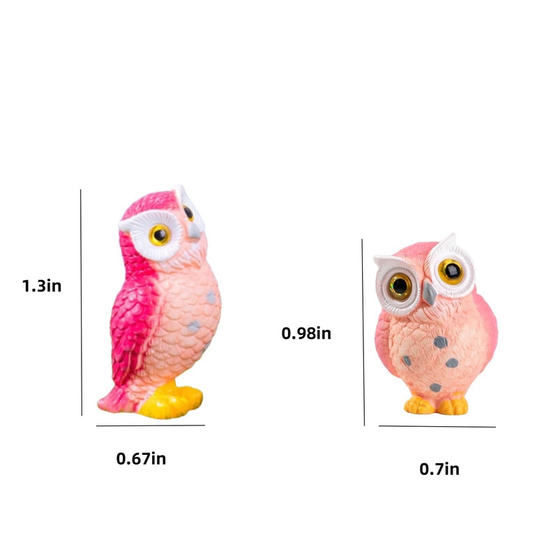 Owl Hinge Heads Decorative Topper Set of 3, Bird Magnetic Hinge Head Toppers,Door Hinge Head Home Decoration Magnetic Hinge Head Home Decoration(B) B