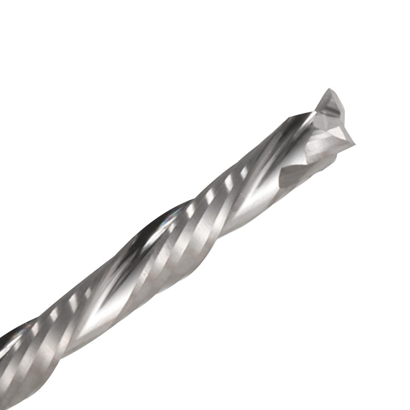 UP&Down Compression Bit 1/4 Inch Shank,1/8 Inch Cutting Dia,Carbide Spiral Router Bits CNC End Mill for Woodworking Panels (2) 2