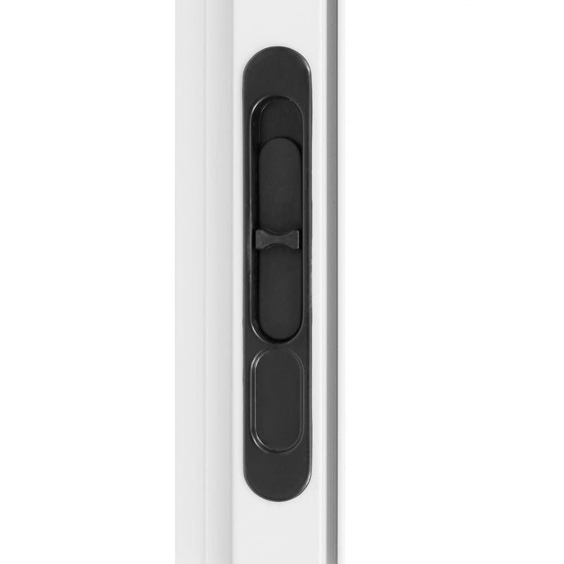 Prime-Line A 202 Diecast Black, Flush Sliding Screen Door Latch (Single Pack)