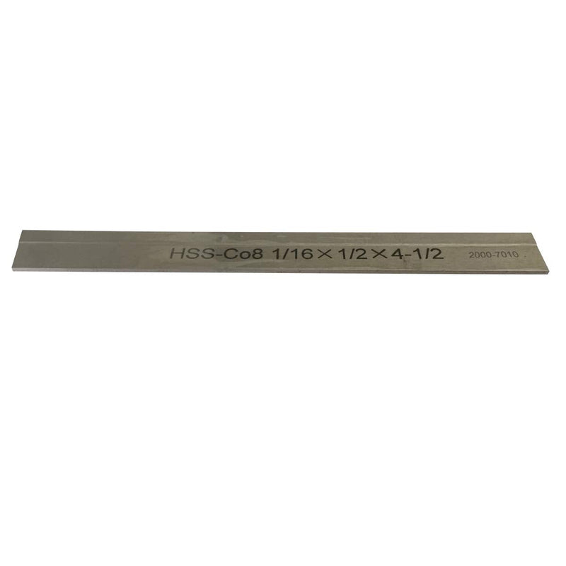 HHIP 2000-7010 1/16 W x 1/2H x 4-1/2" 5% Cobalt P1 Style Parallel Type Cut-Off Blade (Pack of 1) 8% Cobalt 1/16 x 1/2 x 4-1/2"