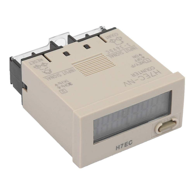 H7EC NV Electronic Counter DC 3-36V Digital Electric Counter Totalizer with 8 Digit LCD Display