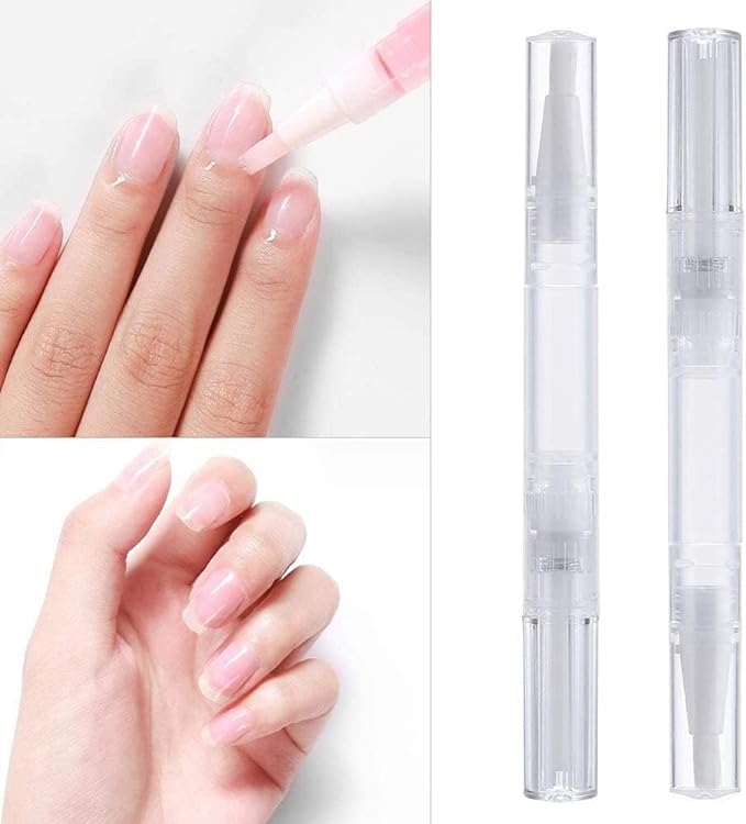 Twist Pen 3ml 2pcs Transparent Refill Rotary Makeup Container Twisting Brush Refill Nail Brush Cosmetic Empty Nail Oil Pen Perfume Lip Gloss Tube with Brush Head Nail Brush Pen Travel Accessories Twist Pen Nail Oil Pen Container (Pack of 2) - NewNest Australia