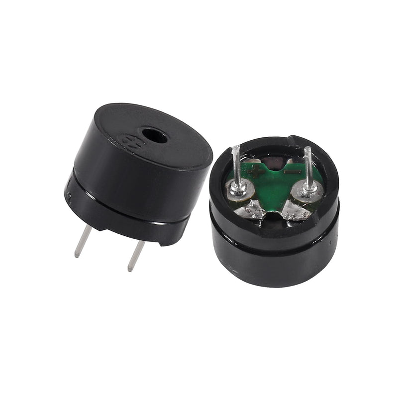 20Pcs 12085 Passive Buzzer 12MM*8.5MM 42R Resistance 3V 5V 9V 12V in Common Use Mini Piezo Buzzers Kit, Active Buzzer Electronic Alarm Magnetic Long Continuous Beep for Arduino