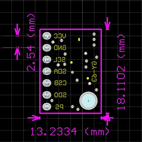 HiLetgo GY-63 MS5611 MS5611-01BA03 Atmospheric Pressure Sensor Module Meter Altimeter Sensor Module Electronic DIY Board IIC SPI 24Bit AD for Arduino