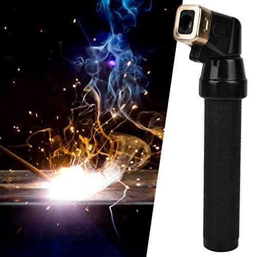 Arc Rod Welding Electrode Clamp, 400Amp Welder electrode holder (Black or Yellow)(Black)