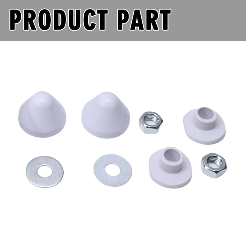 Wall Hung Toilet Gasket and Connector Set Compatible with Geberit 152.404.46.1/240.752.11.1-Includes Drain Pipe,Flush Pipe,Nuts,Washers,Installation Kit Bowl Replacement
