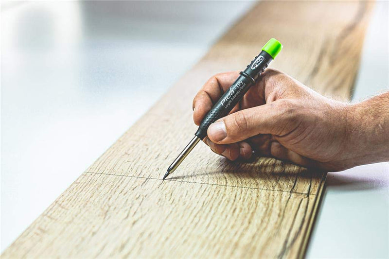Pica 55010 Marker Pen Set for Carpenters, Carpenter's Pencil - for Wood, Metal, Ceramic, Glass, etc. - with Bag