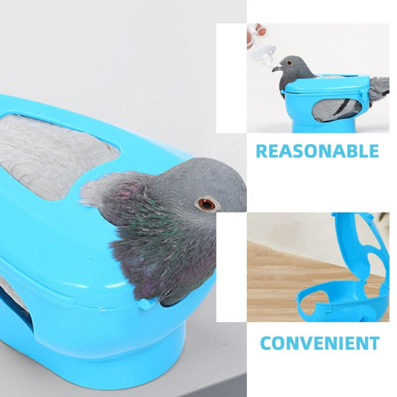 BESTonZON 2pcs Pigeon Injection Holder Feeding Stand for Easy Medicine Application Fixed Mount for Pigeons for Pet Bird Care