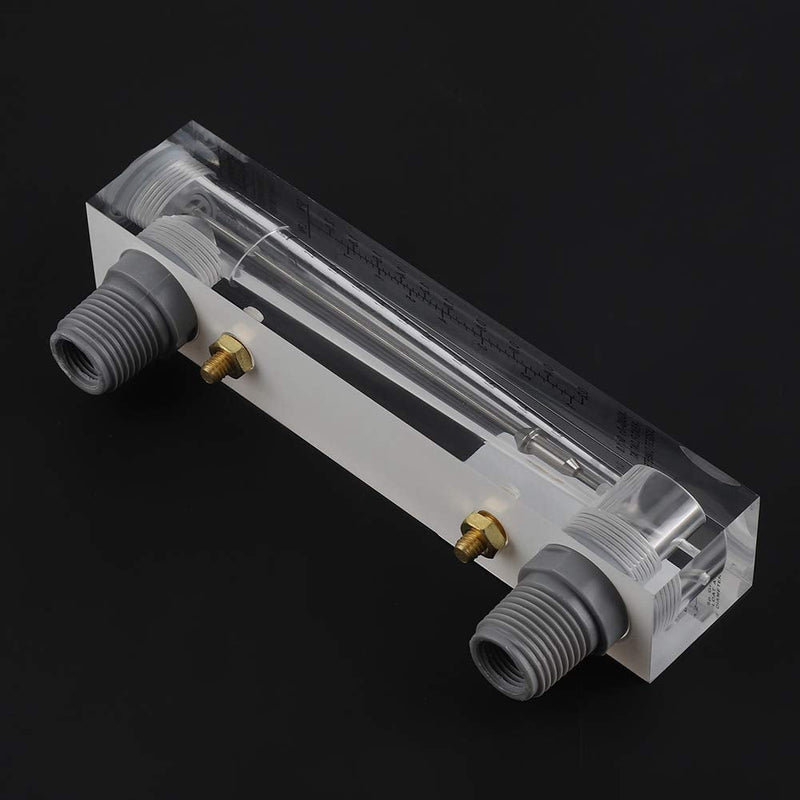 Liquid Flowmeter, Water Meter Panel Type Glass Liquid Flowmeter 0.2-2GPM/1-7LPM Water Measuring Meter