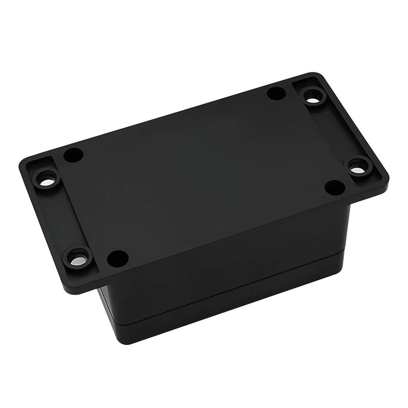 Junction Box Waterproof Dustproof IP65 ABS Plastic Universal Electric Project Enclosure Black with Fixed Ear 3.93"x2.68"x1.97"(100 x 68 x 50 mm) 3.93"x2.68"x1.97"