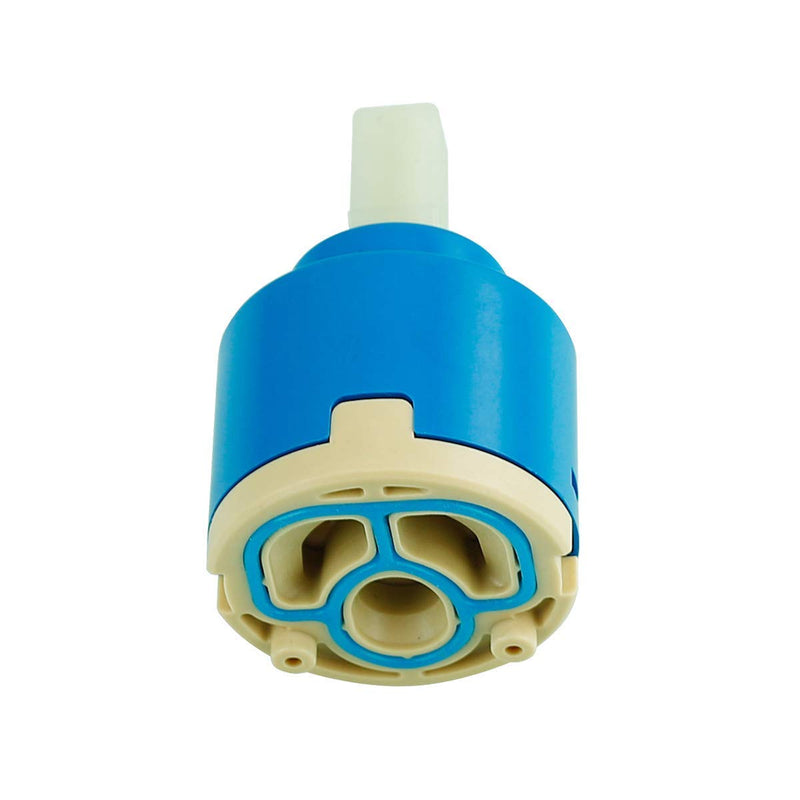 40 mm Replacement Ceramic Faucet Valve for Single Handle Kitchen Basin Faucet Part, Plastic Tap Cartridge