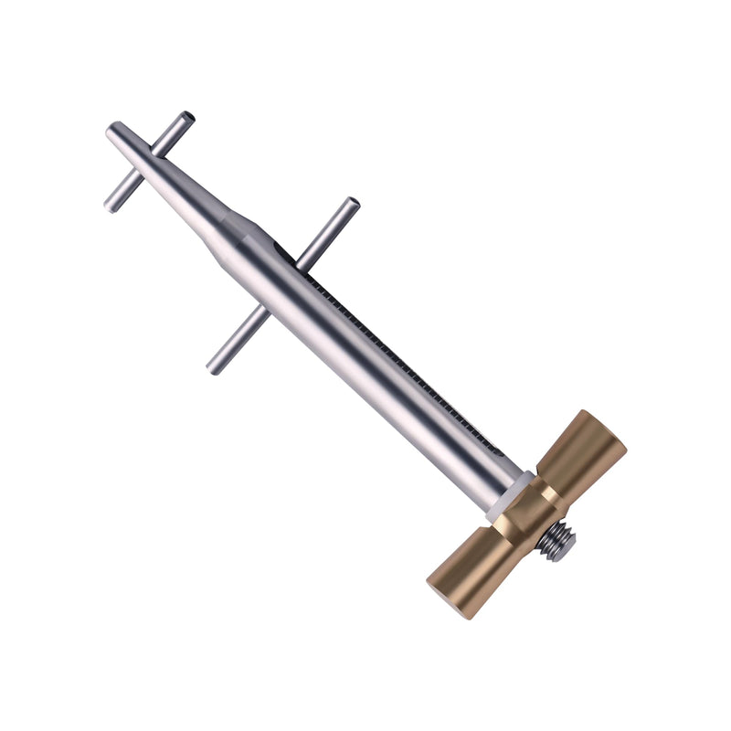 4 4/5" Stainless Steel Tool with Aluminum Bronze T-Bar Nut Compatible with Repair Hoses, for Steel Wire/Cable Strips with a Diameter Less Than 0.062 Inches