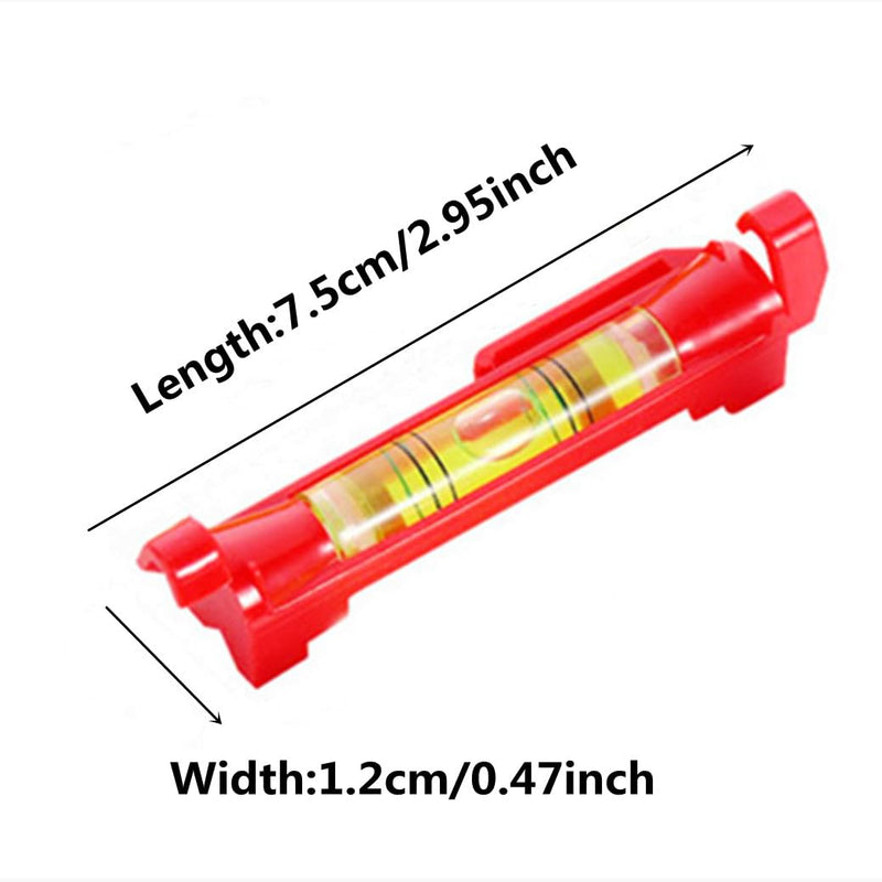 6x Hanging Bubble Line Level Tool Construction String Level Thread Level Small Horizontal Rope Bubble Spirit Levels for Leveling Ground, Brick Working, Building Trades, Surveying, Engineering