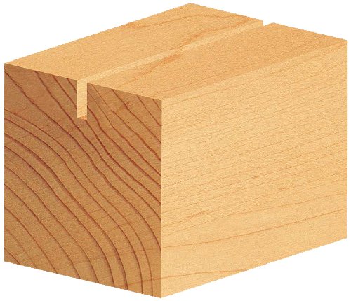 Amana Tool - 45192 Solid Carbide Cutting Edge Straight Plunge CNC Router Bit for Wood High Production 3/32 Dia x 1/4 x 1/4 Inch Shank
