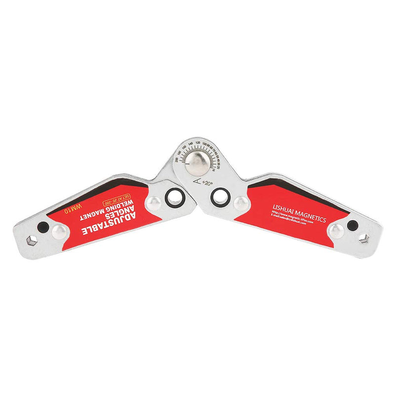 Adjustable Angles Welding Magnet 20°-200°, Magnetic Welding Holder Clamp Welder Tool for Soldering Positioning