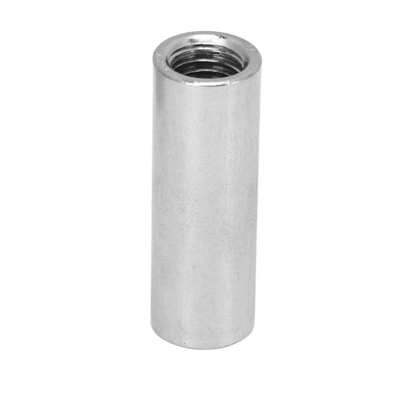 10 Pcs Round Coupling Nut M10 x 1.5 Female Thread 14mm Outer Diameter 40mm Length 304 Stainless Steel Silver Round Rod Coupling Nuts M10 x 1.5 40mm