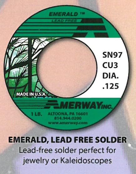 Emerald Stained Glass Soldering Wire