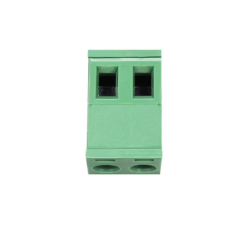20 pcs 2 Pin 5.08mm Pitch Pluggable PCB Angle Screw Terminal Block Plug Connector Socket Panel Mount DIY (20pcs 2p) 20pcs 2P 5.08mm