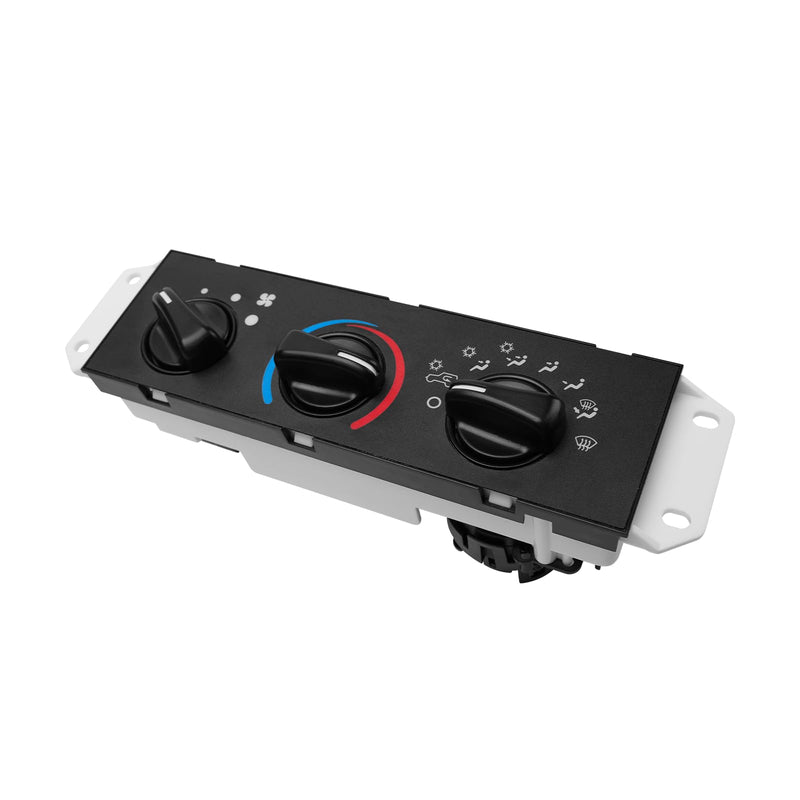 55037473AB HVAC A/C Heater Control Panel Switch Replacement for Jeep Wrangler TJ 1999 2000 2001 2002 2003 2004 with Blower Motor Switch Replace HS-373, BL101