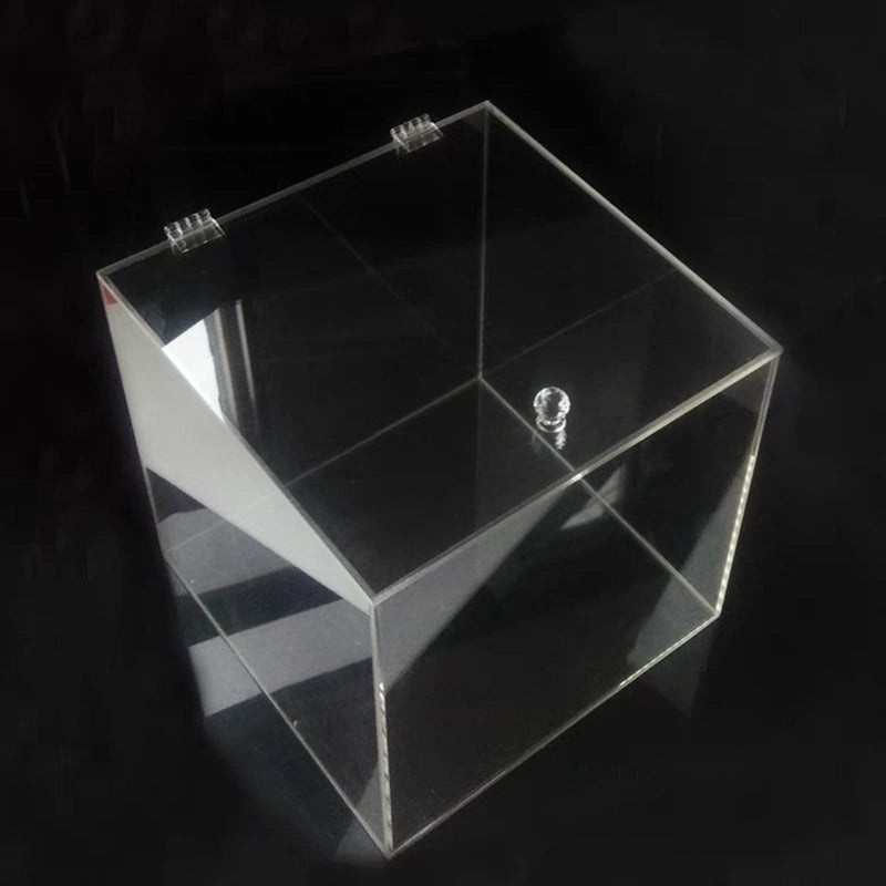 12 Pcs Acrylic Hinges Self Adhesive Clear Small Hinges Plastic Transparent Continuous Piano Hinge Folding Hinge Tools for Cabinet Drawer Furniture DIY Display Stand 35x25 mm 35 x 25 mm