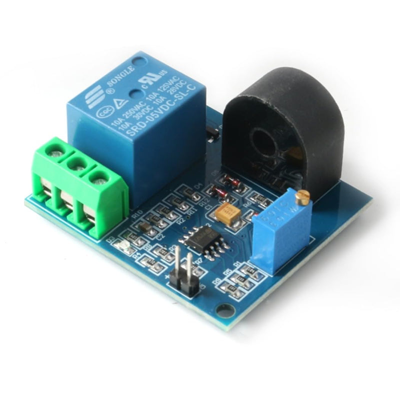 HiLetgo 2pcs 5A AC Current Sensor Current Detection Sensor Relay 5V AC Current Relay Module AC Sensor AC Current Relay Switch with Over Current Protection
