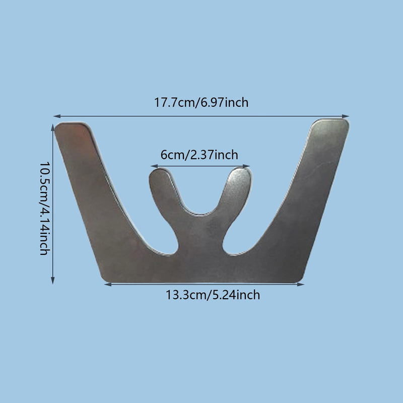 Dental Stainless Steel Fox Plane Plate Autoclavable Occlusal Maxillary Casting Jaw Plate for Fabricating Dentures