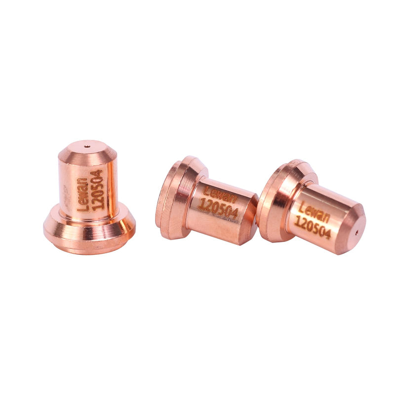 10Pcs 020382 Electrodes & 10Pcs 120504 Nozzle Tips Fit for Hypertherm PMX 350 380 Cutter 020382-120504