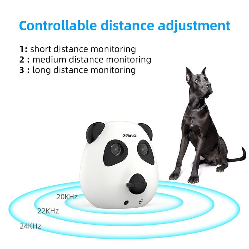 Anti Barking Device for Dogs, Ultrasonic Dog Bark Deterrent Devices, Cute Panda Style Dog Barking Deterrent Devices,3 Modes Bark Box, Dog Barking Stopper Long Range for Indoor & Outdoor Use