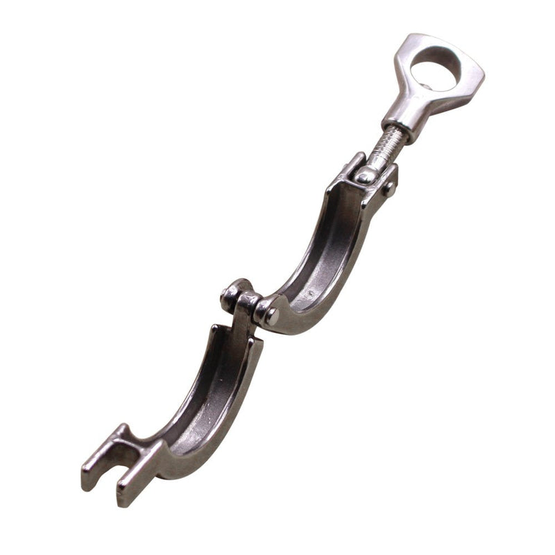 DERNORD Stainless Steel Sanitary Clamp Single Pin Tri Clamps Clover (Tube OD: 2") Tube OD: 2"
