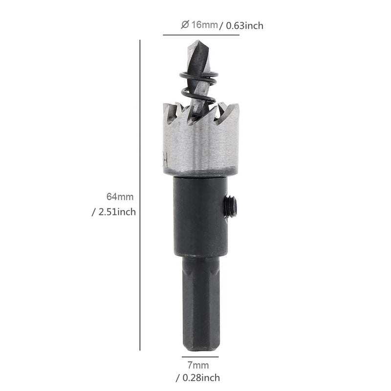 Door Viewer Peephole, 220-degree Peephole for Front Door with 16 mm/0.63 inch Drill Bit for 1-1/2" to 2-3/8" Doors (Black) Black