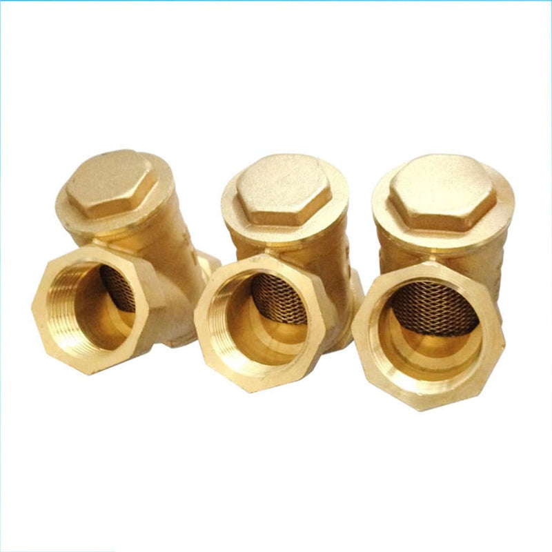 3/4" Female Y Shaped Brass Strainer Mesh Filter Valve 0.75 Inch