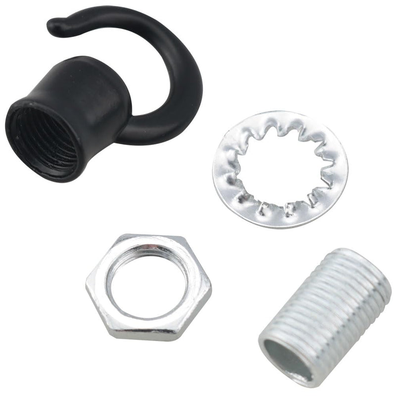 4 Sets Opening Fixture Hook Eyebolt Nut Lamp Nut Lantern Hook Lamps Lighting Accessories DIY for Fixing Wire and Chandeliers