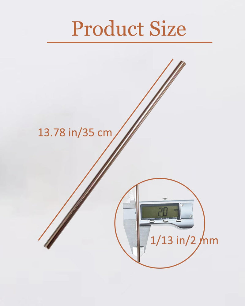 15% Silver Brazing Rod, 7 Rods Silver Solder, BCuP-5 1/13" X 13.78" | Silver Brazing Rod, Silver Solder, Hvac Brazing Rods, Solder for Copper Pipe, Ag: 15%
