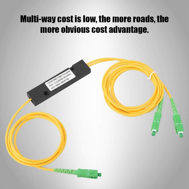 Zopsc Fiber Optical Pigtail SC 1X2 PLC Singlemode Fiber Optical Splitter SC/APC for CATV FTTH FOS