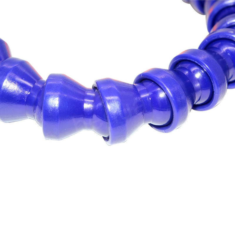 Beduan 1/2" Thread Water Oil Coolant Hose Pipe Plastic Adjustable Flexible Cooling Tube for Hydraulic Machinery/Water Cooling System (Pack of 10) 1/2"(10 Pcs)