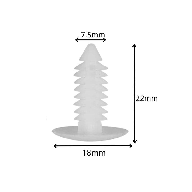 Vapor Barrier for Crawlspace 400Pcs Christmas Tree Fasteners Crawlspace Vapor Barrier Foundation Push Pins 1 Inch