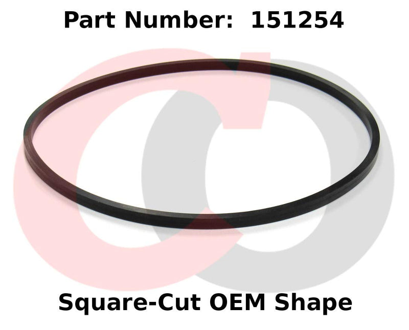 Captain O-Ring - Replacement 151254/68898-31 / OK8 / WBC-OR Square O-Ring for Pentek, 3M, Omnifilter, American Plumber (3 Pack)